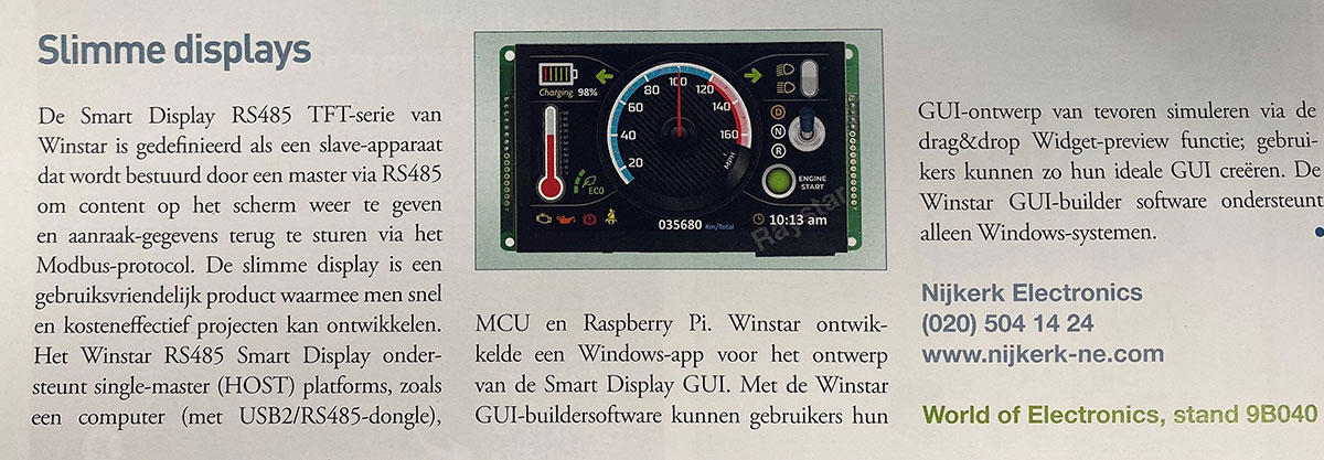 荷兰【E-TOTAAL】杂志介绍 Winstar Smart Display 智能显示器