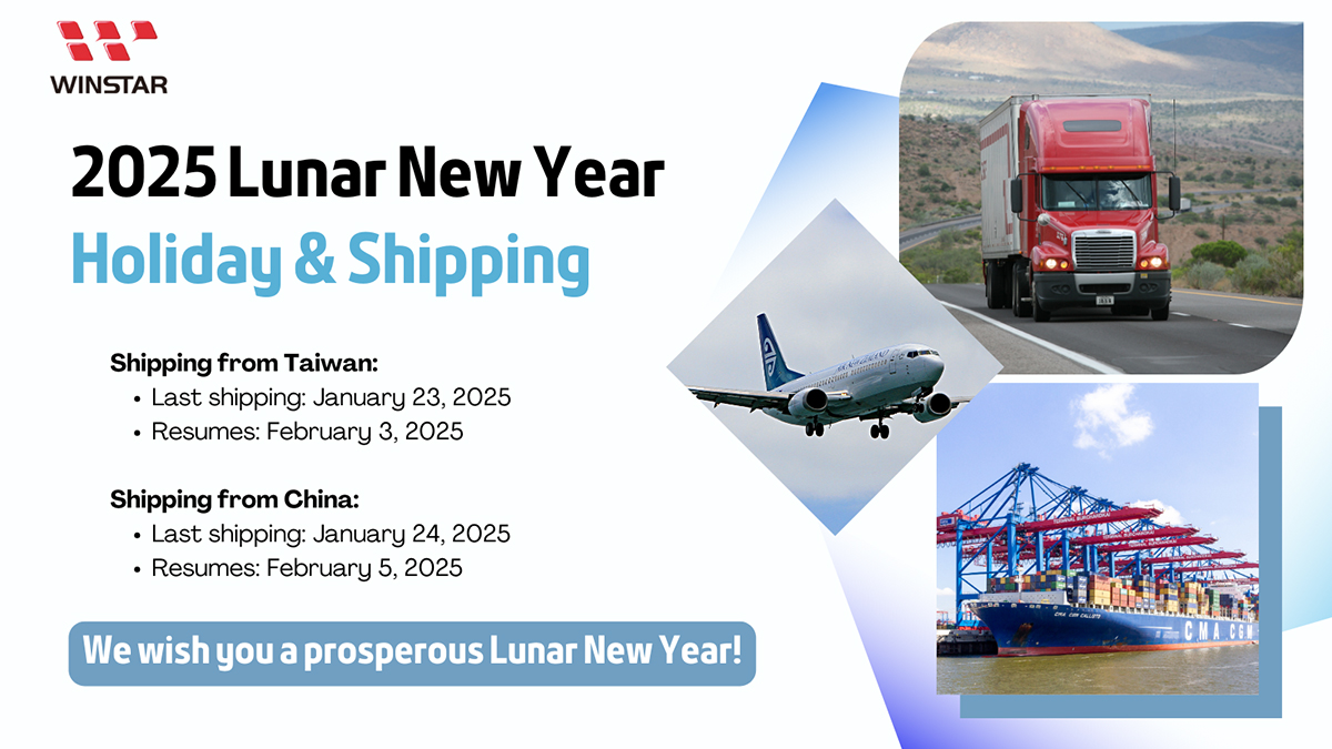 Lunar New Year Holiday & Shipping Arrangements 2025