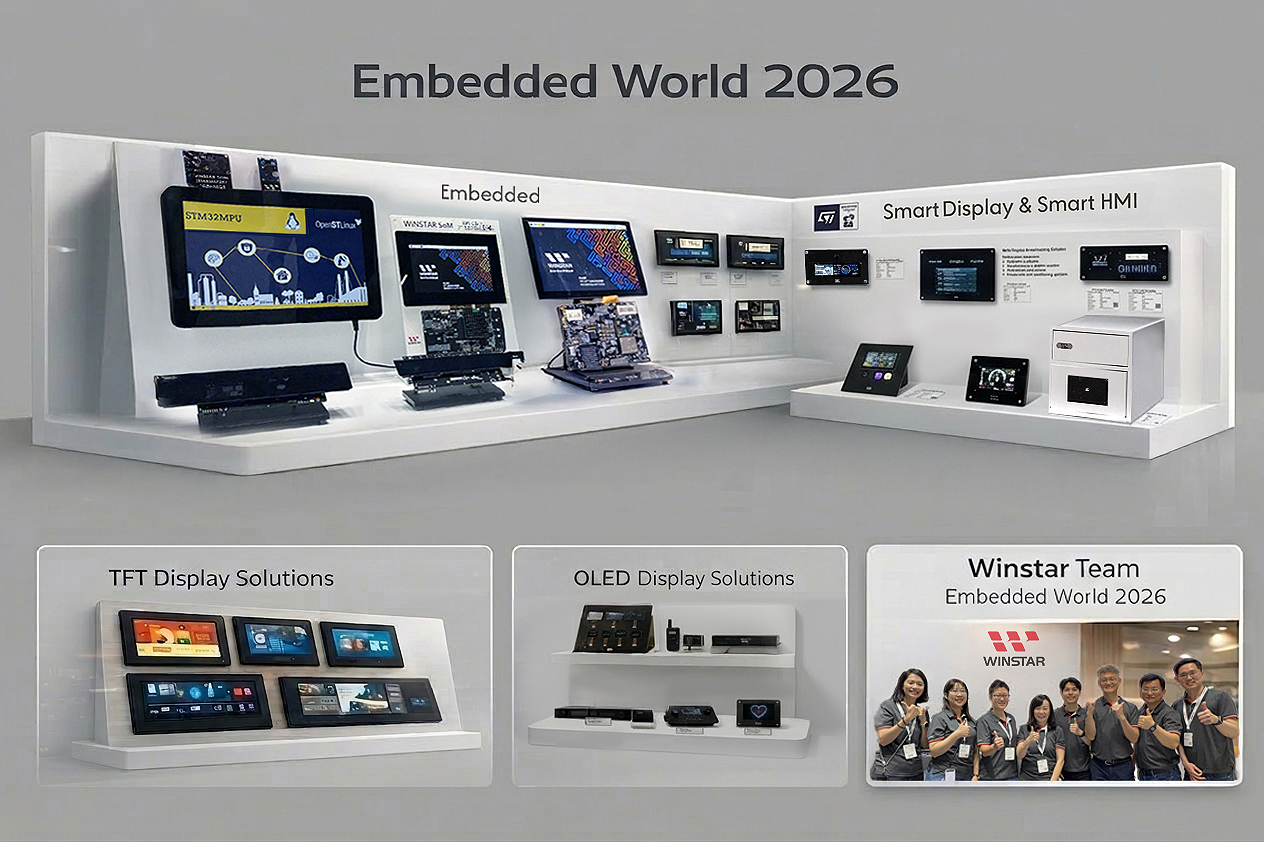 Embedded World 2026 - Smart Display & Smart HMI Solutions | WINSTAR