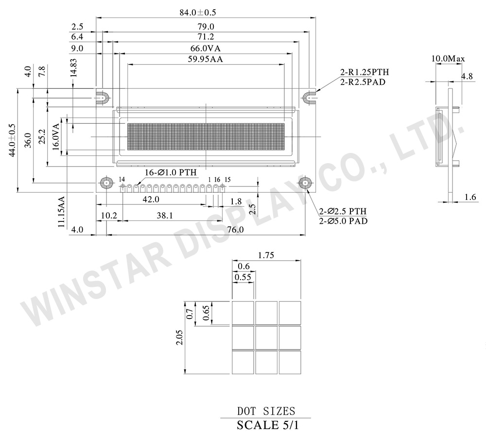 2.4 inch OLED Display, 2.4 OLED Display, OLED 2.4 inch - WEG010016E