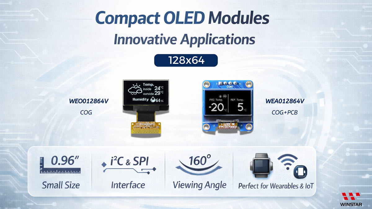 0,96 inç OLED Ekran (128x64) I2C Arabirimi ile - SSD1315 IC