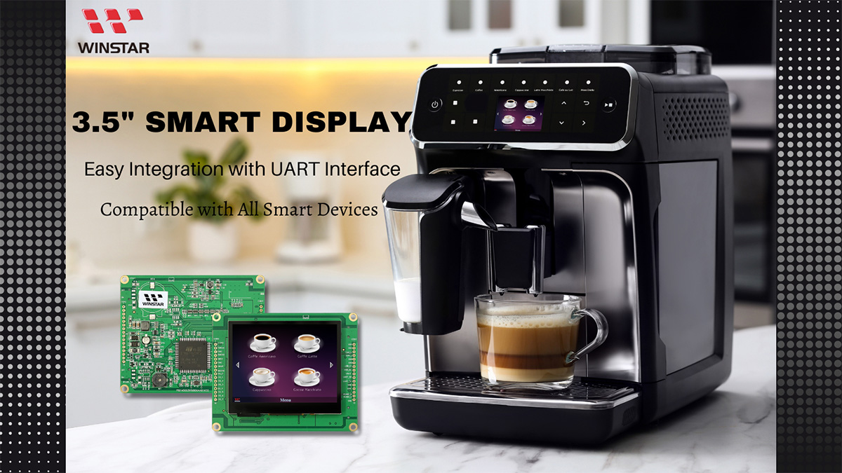 3.5-inch Smart Display, Easy Integration with UART Interface, Compatible with All Smart Devices