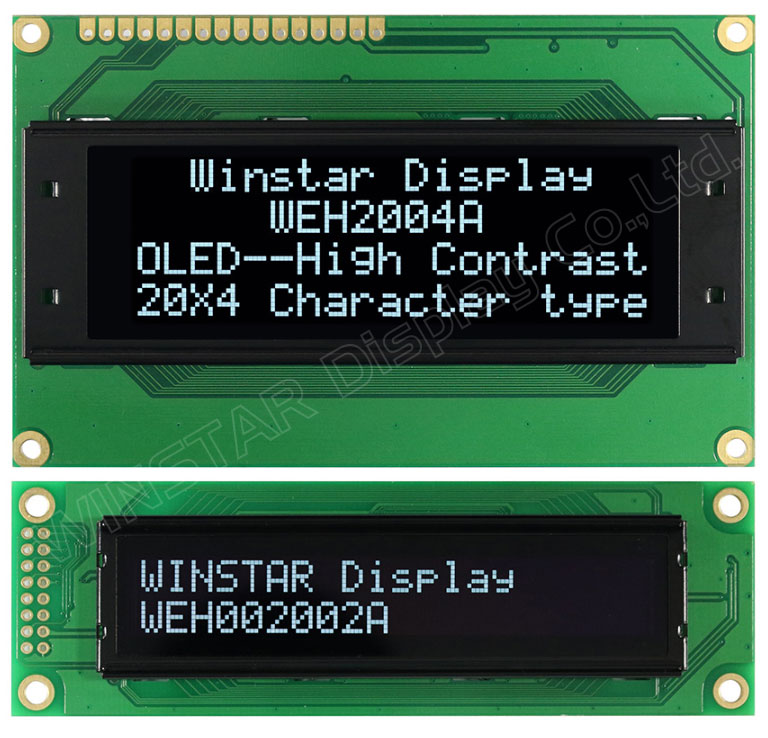 Figure 1. Font Display Effect of WS0010 for COB Module