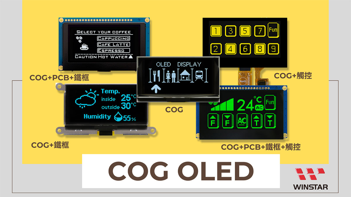 結構 - COG OLED