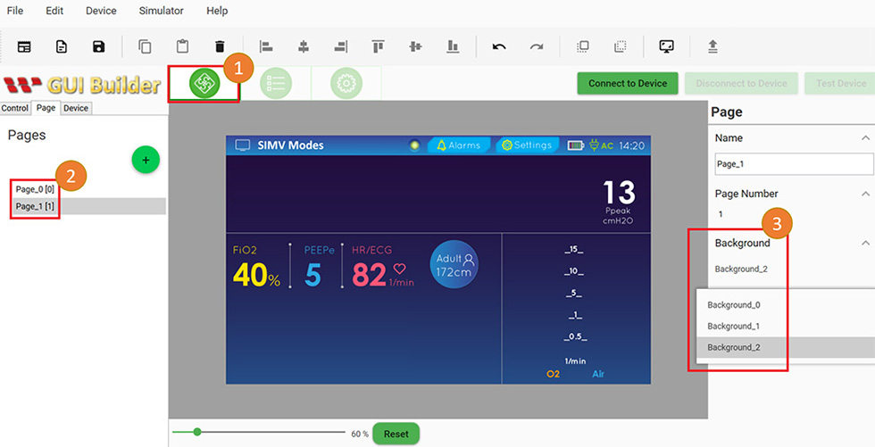 GUI ビルダーでプロジェクトを設計する - 5