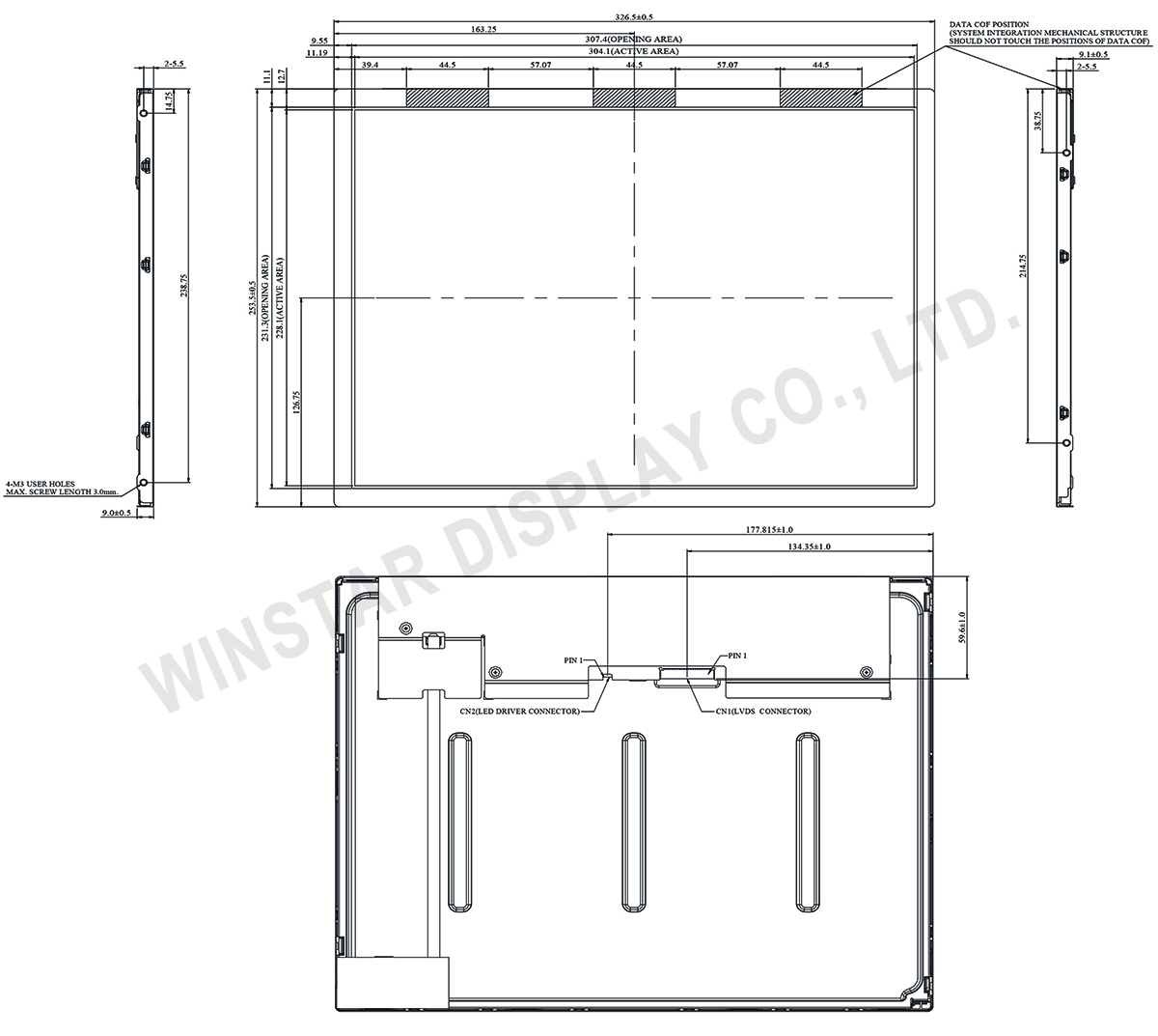 15 LCD Screen,15 Display,15 TFT,15 LCD - WF150ATYAMLNN0