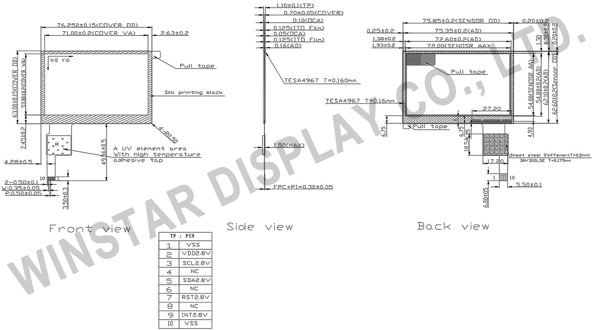 3.5 inch Touch Screen, 3.5 inch Touch Panel - Winstar Display