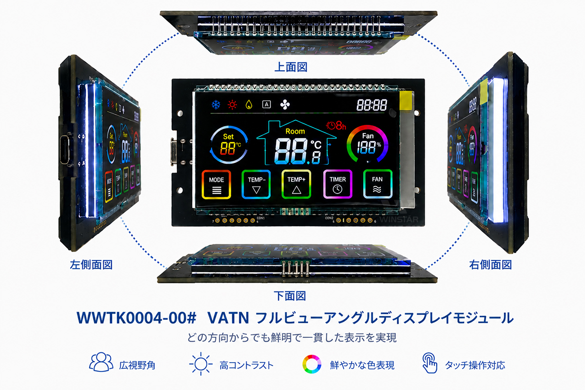 WWTK0004-00# VATN Full-Viewing-Angle ディスプレイ