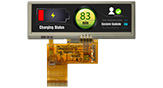 Display TFT Tipo Barra IPS alto Brilho de Ampla Temperatura 3,9 Com Painel de toque resistivo - WF39ESWASDNT0