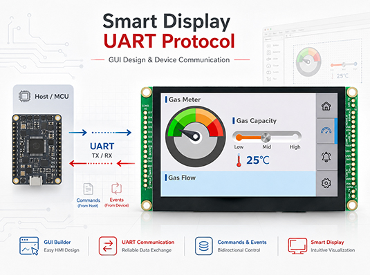 Introduzione al Protocollo UART per Display Intelligenti
