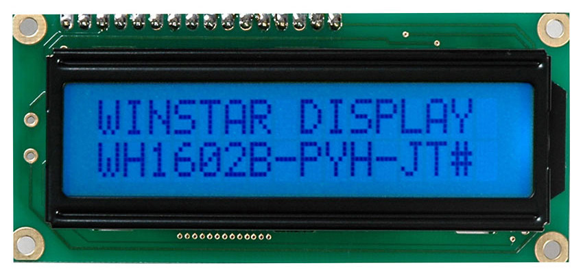 16x2 Character LCD Display, 16x2 LCD Displays - Winstar 16x2 Display