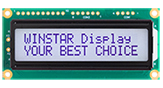 USB LCD Display, USB LCD Module, USB Display, USB LCD - WH1602BU