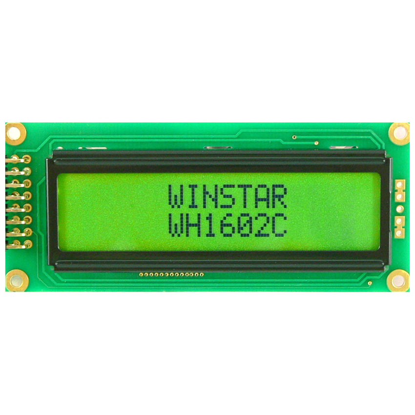 顯示器16x2, 液晶字母數字顯示器 - WH1602C