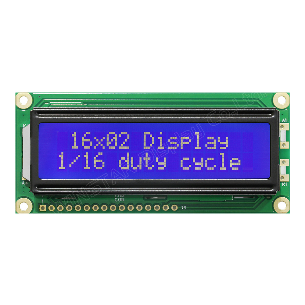 Wyświetlacz Ciekłokrystaliczny 16x2, Wyświetlacz LCD Alfanumeryczny 16x2 - WH1602J