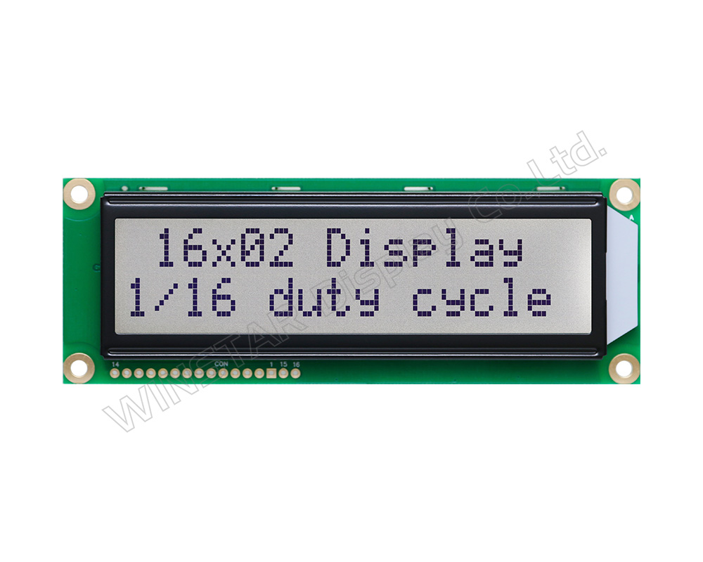 Wyświetlacz Alfanumeryczny LCD 16x2, Ekran Ciekłokrystaliczny - WH1602L1