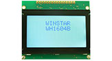 WH1604B キャラクタディスプレイ,モノクロ LCD (16x4行)