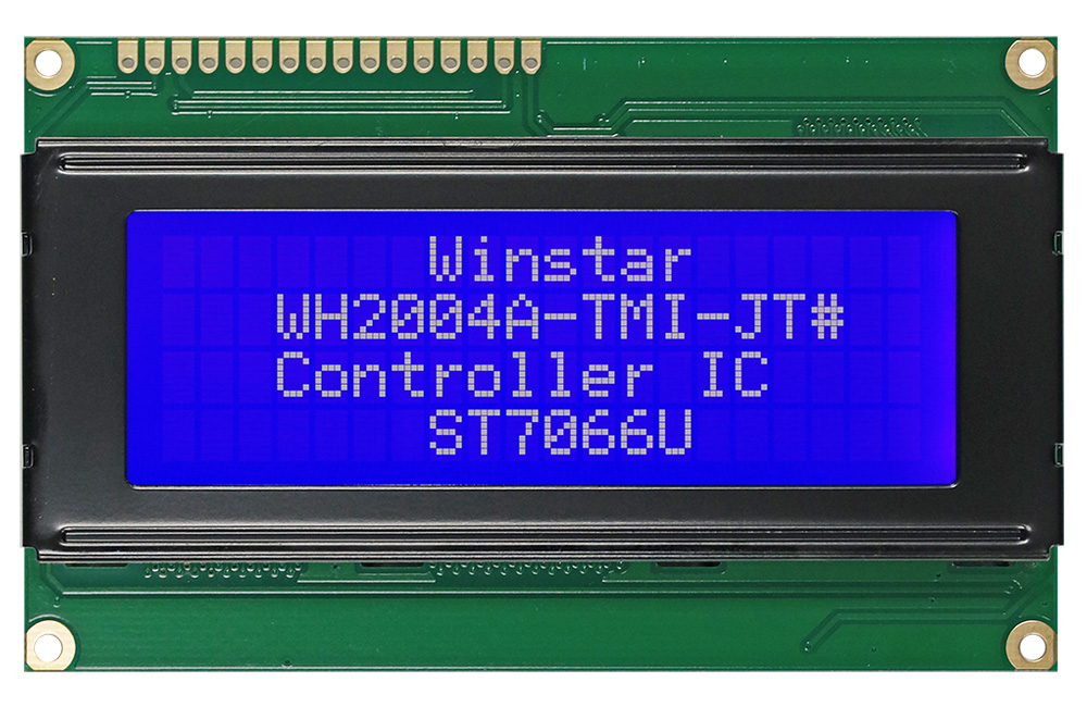 LCDキャラクタディスプレイモジュール(20x4行) - WH2004A