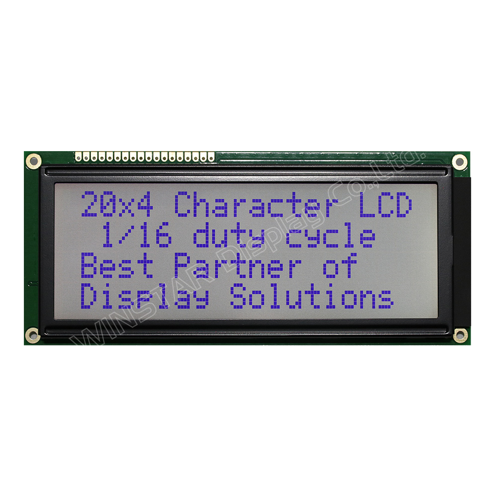 Wyświetlacz ciekłokrystaliczny, Wyświetlacz LCD 20x4 - WH2004L