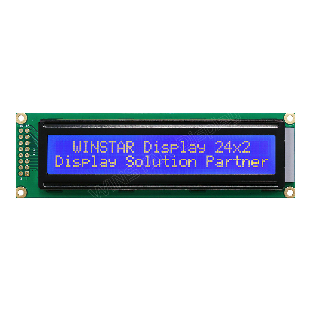 Winstar WH2402A-TMI-JT#030 24x2 pantalla LCD STN de caracteres Azul negativo