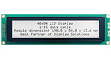 LCD 4x40, 4x40 Alphanumerische Anzeige - WH4004A1