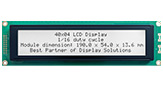 40x4 Character LCD Display, Display LCD 40x4 -WH4004A1