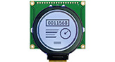 Display LCD Redondo COG 128x128 com PCB - WO128128A2