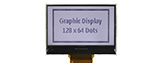 モノクロディスプレイ- COG LCD 表示器 128x64 - WO12864C2