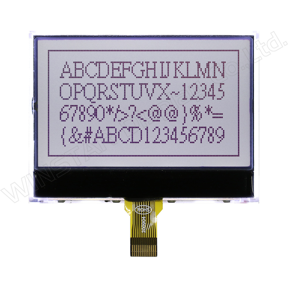128x64 COG绘图型STN LCD模组 (ST7567A IC) - WO12864L