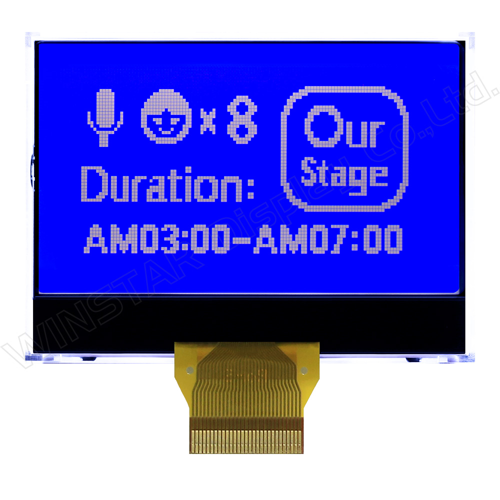 128x64 ST7567 COG LCD modül - WO12864M