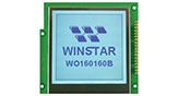 Display LCD COG Gráfico de 160x160  com PCB - WO160160B