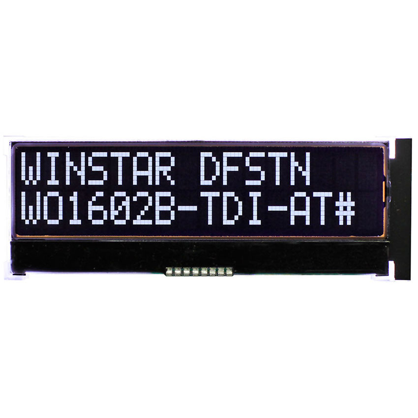 16x02 COG字符标准LCM液晶显示模块 - WO1602B