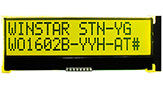 16x02 COG字元型液晶LCD顯示器模組 - WO1602B