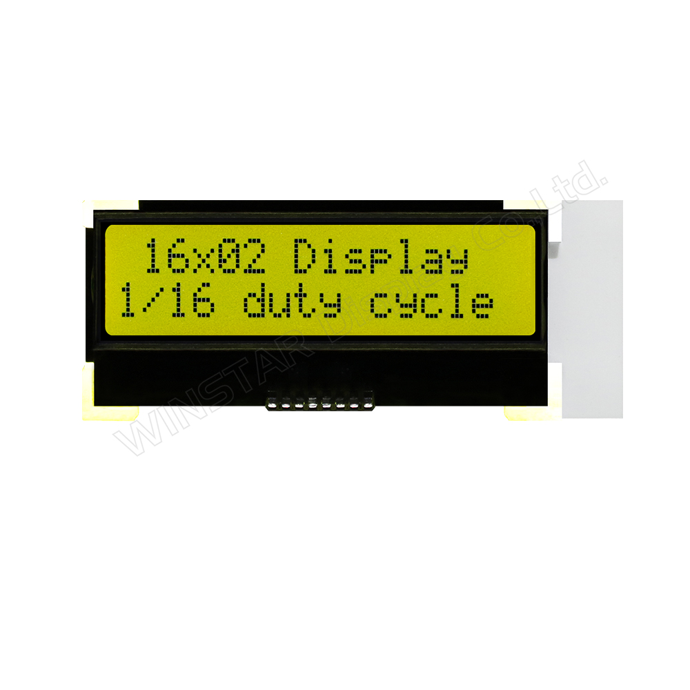 16x2 モノクロディスプレイ- COG 液晶 モジュール - WO1602I
