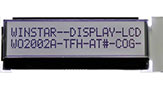 20x2 COG LCD Module, 20x2 LCD Display - WO2002A