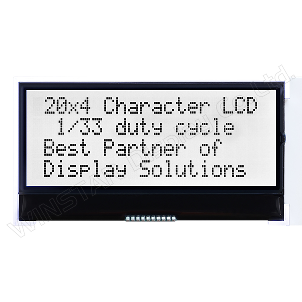 キャラクター 20x4 COG LCDモジュール - WO2004B