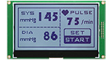 Chip on Glass  LCD Module 240x128 with PCB - WO240128B2