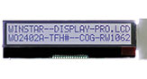 24x2 COG LCD Display, I2C Interface LCD Display - WO2402A