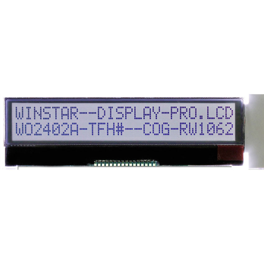 24x2 COG LCD Display, I2C Interface LCD Display - WO2402A