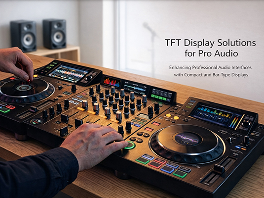 TFT-Displaylösungen für Pro Audio