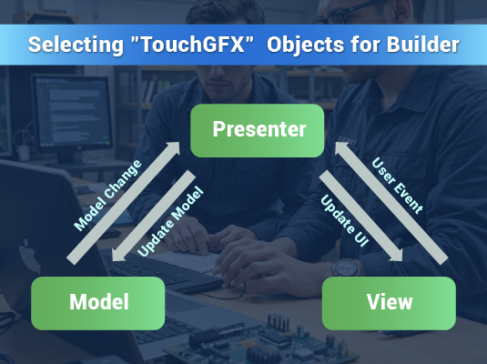 GUI Builder에 적합한 TouchGFX 오브젝트 선택하기