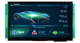 7-Inch Entry Level UART LCD Module with Projected Capacitive Touchscreen - WL0F0007000A2GFAAEA00