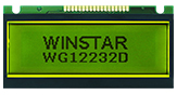 Display LCD Gráfico 122x32 com uma placa PCB - WG12232D