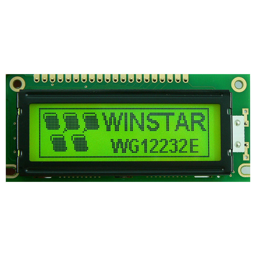 Display de Cristal Líquido 122x32 com uma placa PCB - WG12232E