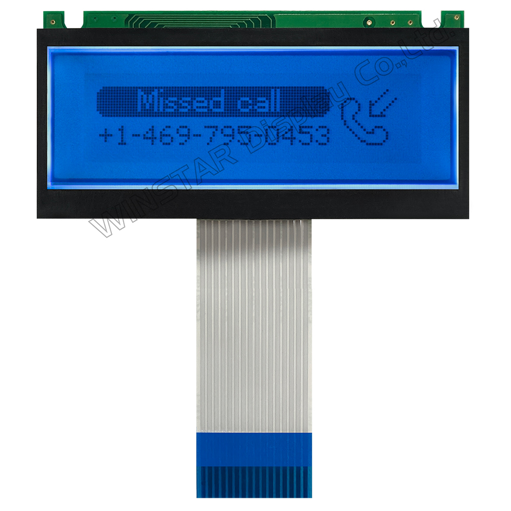 Display de Cristal Líquido 122x32 com uma placa PCB - WG12232I