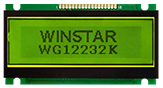 Display de Cristal Líquido 122x32 com uma placa PCB - WG12232K