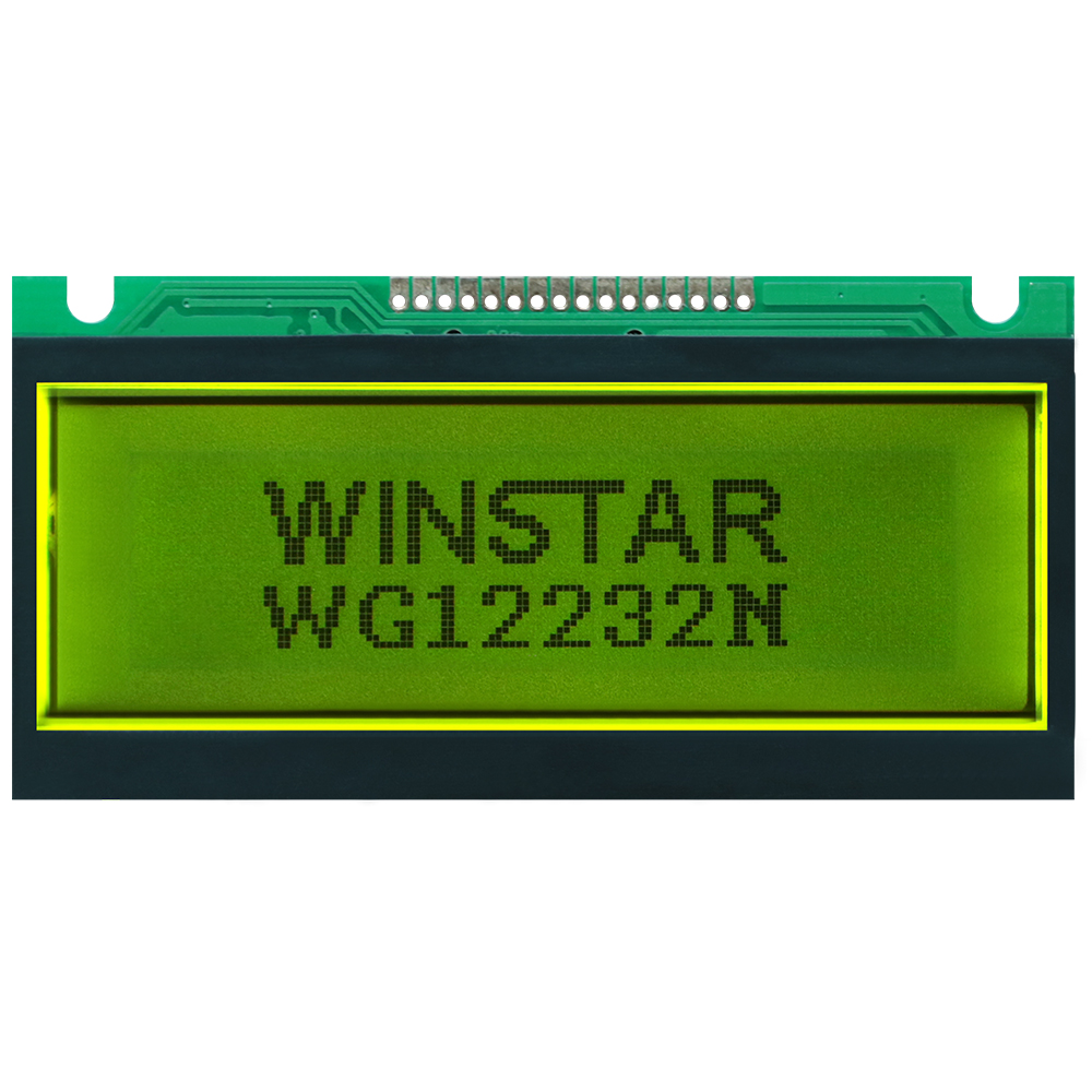 Display Cristal Líquido 122x32 com uma placa PCB - WG12232N