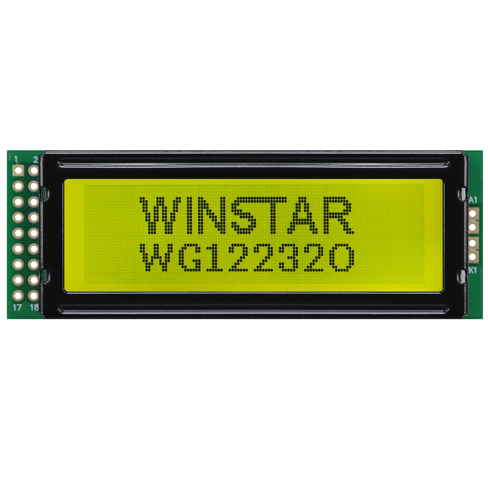 Display LCD Gráfico 122x32 com uma placa PCB - WG12232O