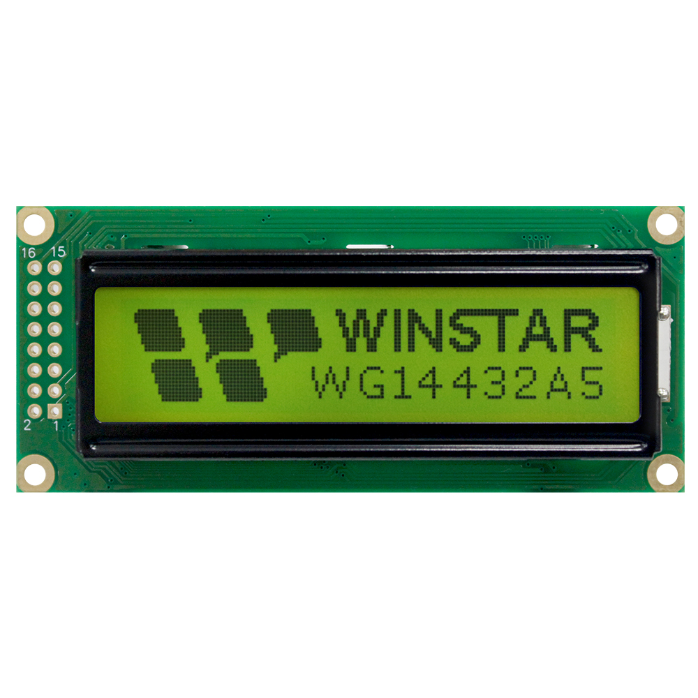 Display LCD 144x32, LCD Gráfico 144x32 - WG14432A3 / WG14432A5