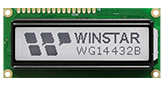 WG14432B LCD グラフィックディスプレイモジュール 144x32