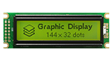 Wyświetlacz LCD Graficzny 144x32, Moduł LCD 144x32 - WG14432D